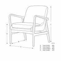 Skagen Natural Armchair - Image 8