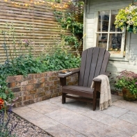 Rengard ADIRONDACK Garden Armchair with a Pull-Out Cupholder - Image 6