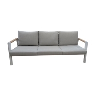 Rengard DUBAI Aluminium Rope 3 Seater Garden Sofa Lounging Set with 2 Armchairs and Coffee Table - Image 6