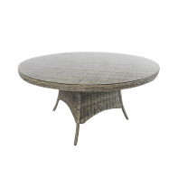 Rengard ABBEY Medium Rattan Dining Set – 140cm Round Table with 6 Reclining Armchairs - Image 5