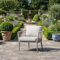 WALTZ Rope Weave 2 Seat Sofa Set - Cool Linen - Image 6