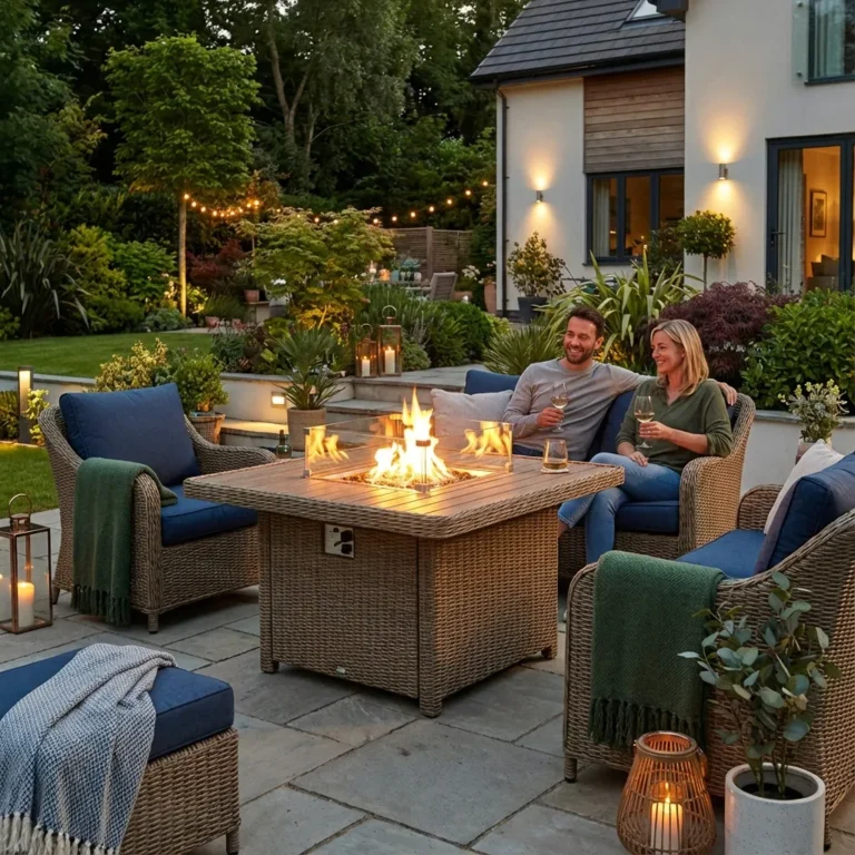Garden tables with fire pit in the UK 2026