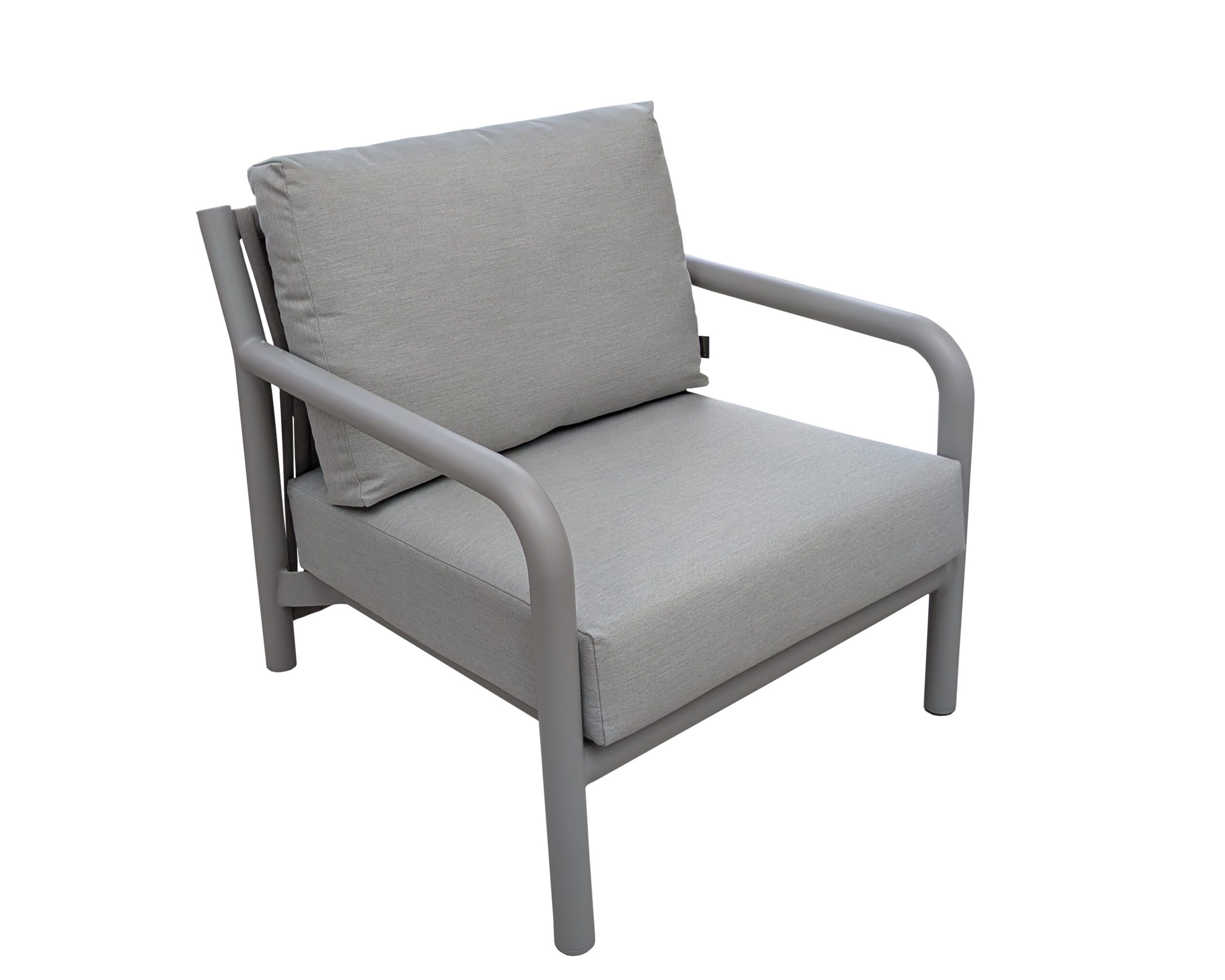 Rengard MIAMI Aluminium Rope 3 Seater Sofa Lounge Set with 2 Armchairs and 2 Coffee Tables - Image 3