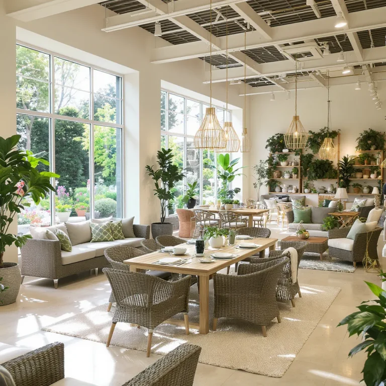 Garden Furniture Showroom Ideas for Outdoor Dining Spaces