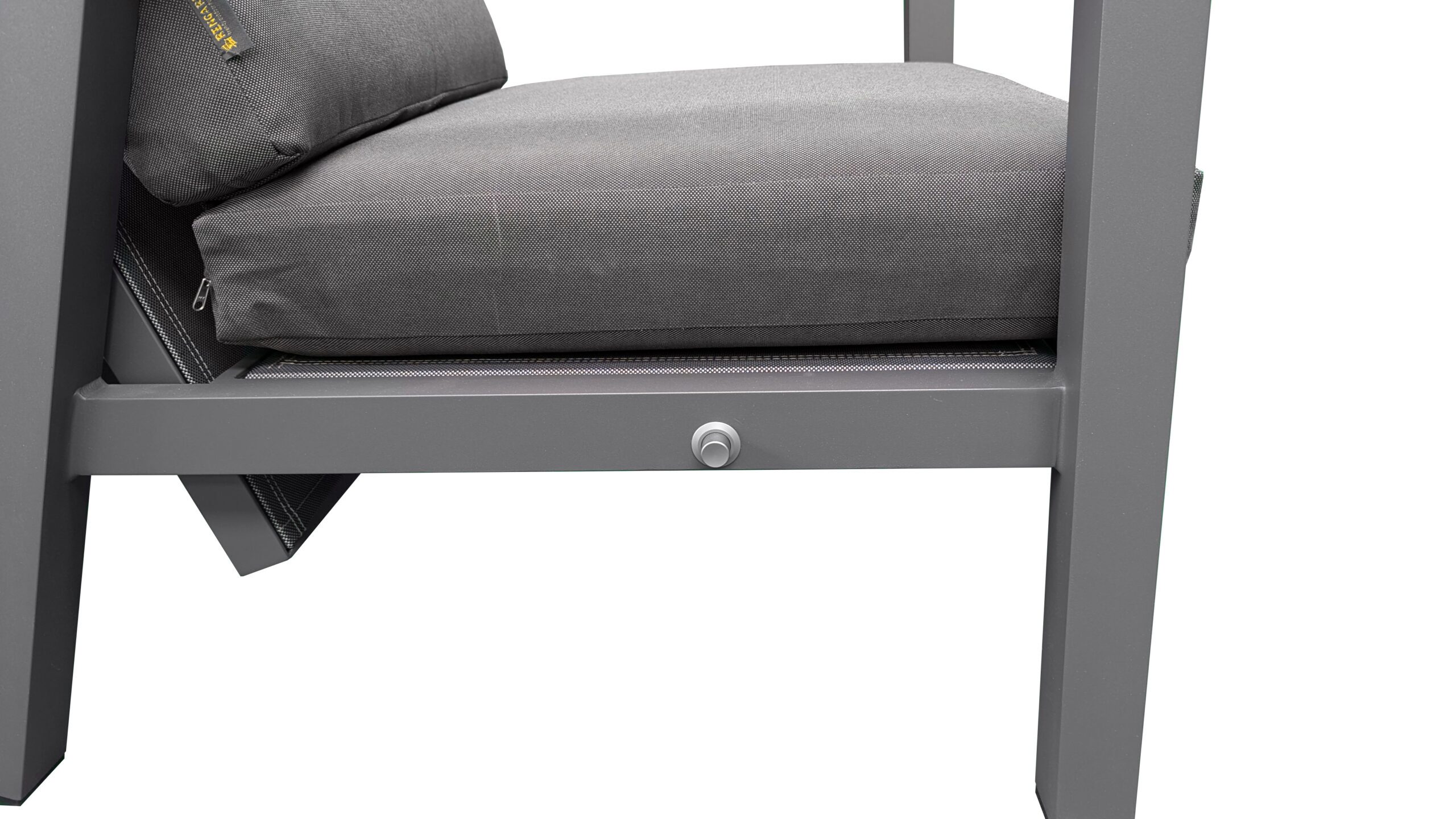 Rengard OSCAR Aluminium Reclining 3 Seater Sofa Lounge Set with 2 Armchairs and Footstools - Image 7