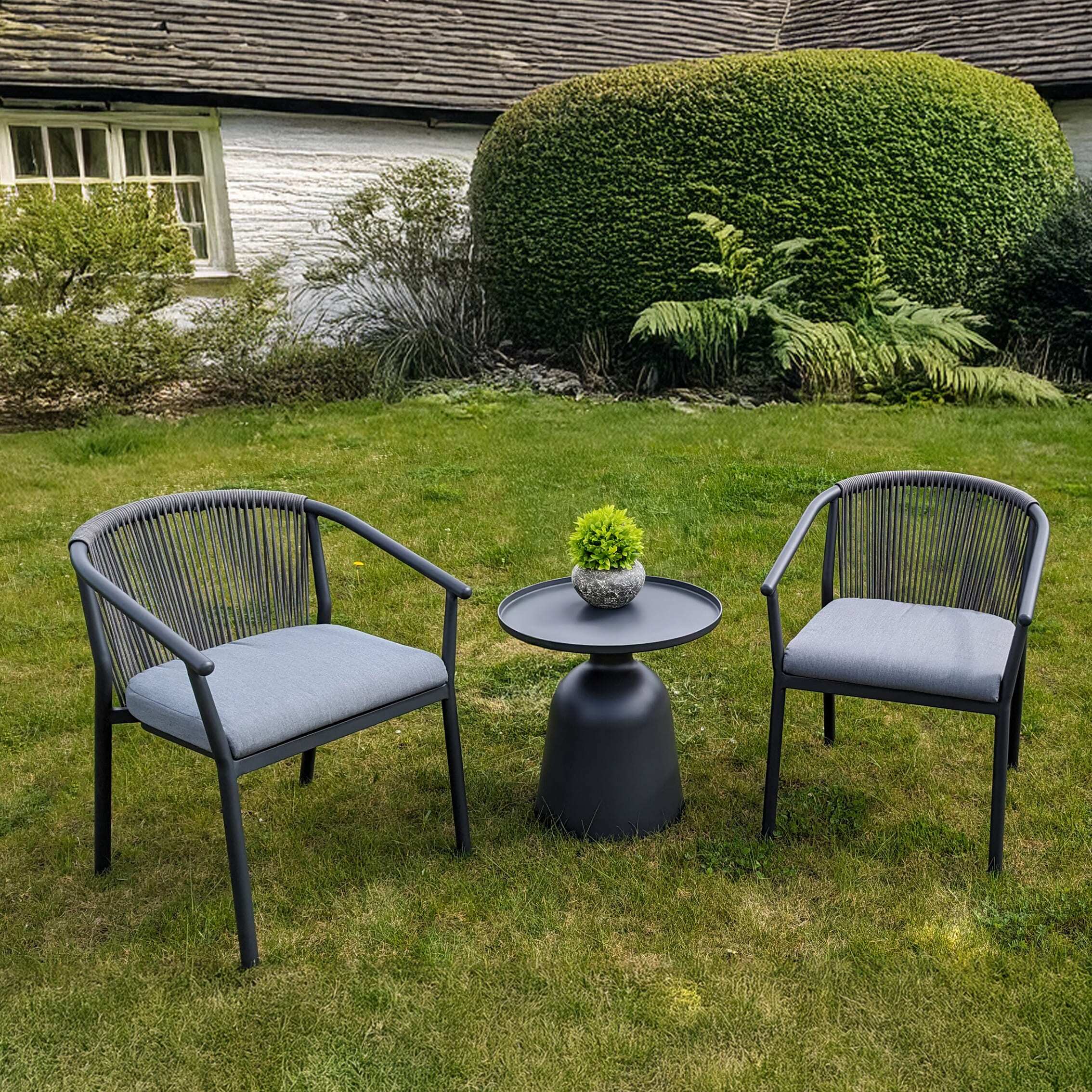 Rengard OLIVER Aluminium Outdoor & Garden Bistro Set