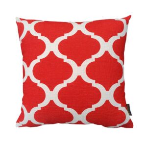 OVAL- Red Cushion