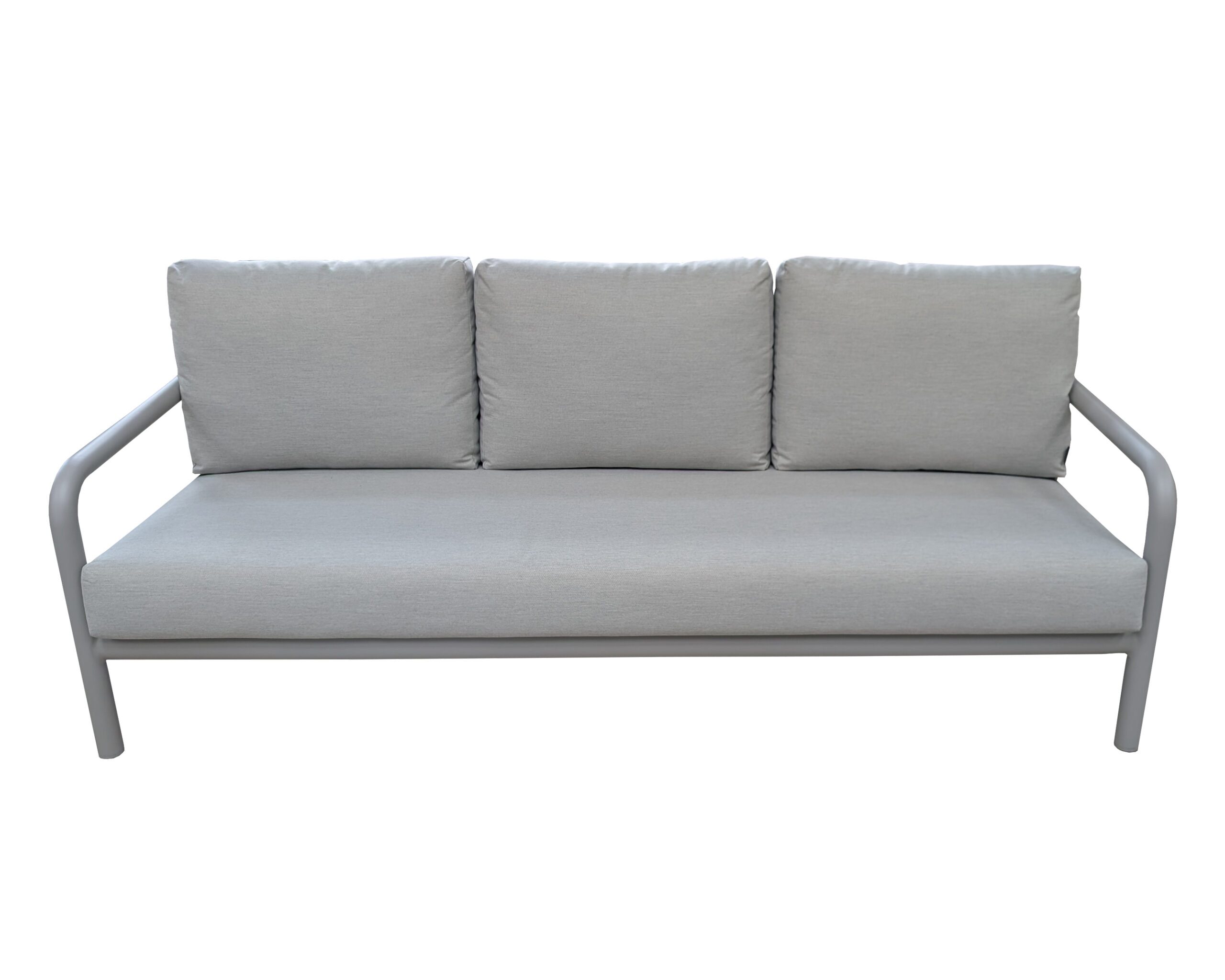 Rengard MIAMI Aluminium Rope 3 Seater Sofa Lounge Set with 2 Armchairs and 2 Coffee Tables - Image 4