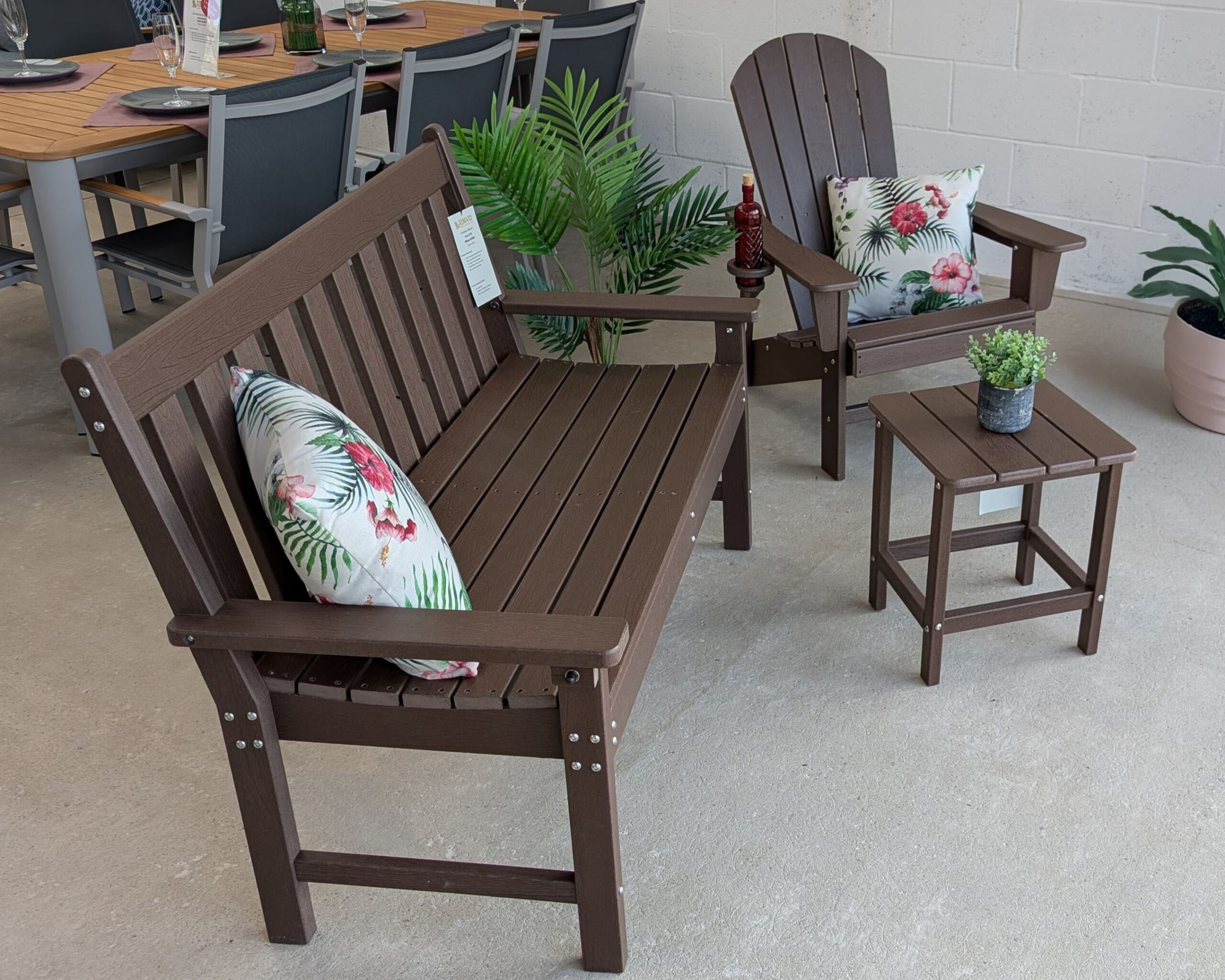 Rengard ADIRONDACK Garden Bench - Image 4