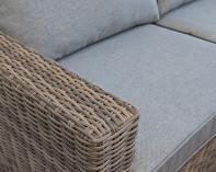 Rengard JENNY 6 Seat Rattan Modular Corner Sofa Set with Rising Ice Bucket Table & 2 Footstools - Image 6