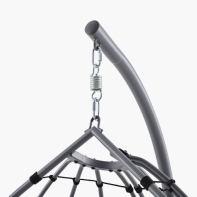 CALMO Anthracite Outdoor Single Hanging Chair - Image 5