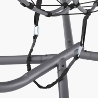 CALMO Anthracite Outdoor Single Hanging Chair - Image 9