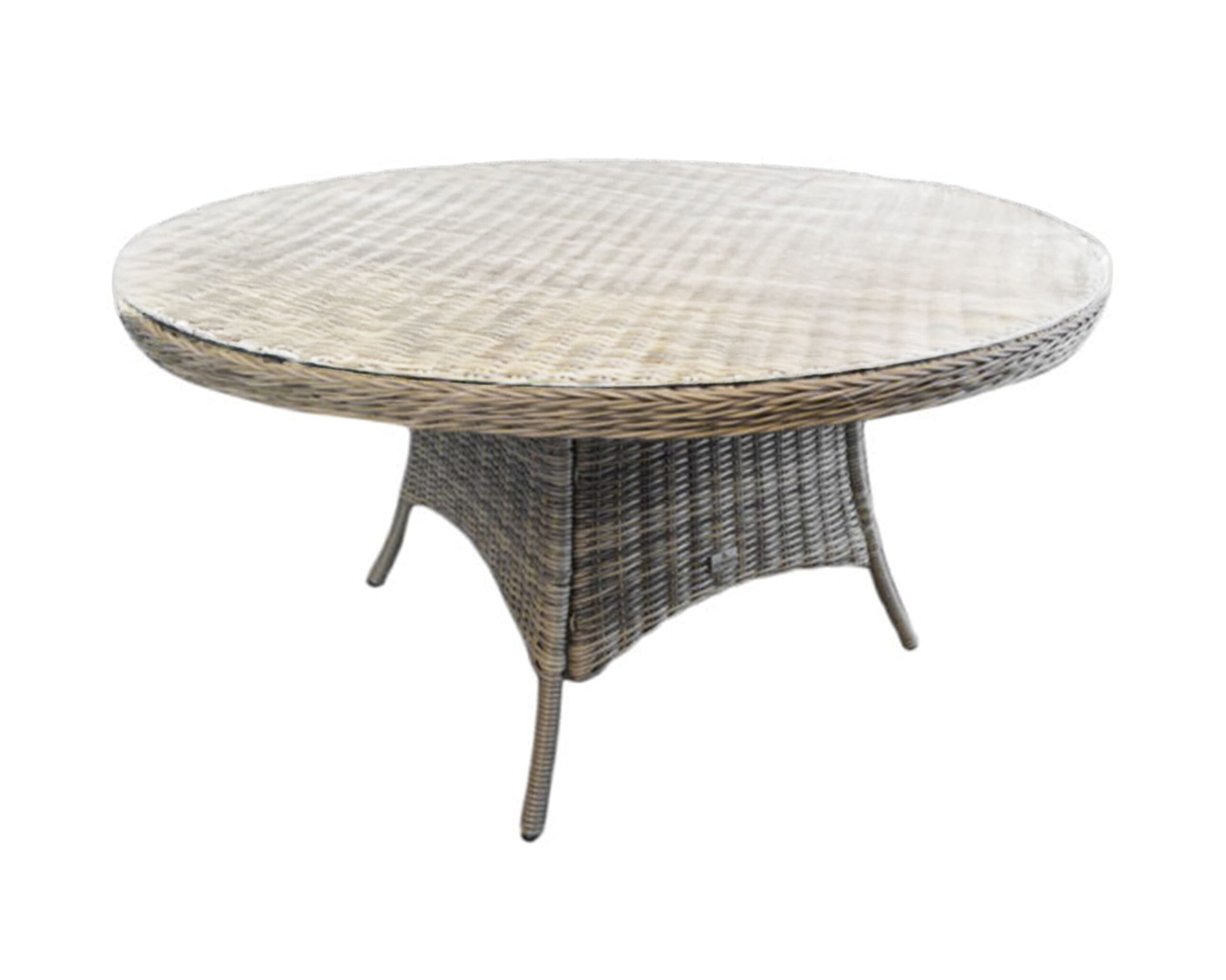 Rengard PATRICIA Small Rattan Dining Set – 120cm Round Table with 4 Chairs - Image 2